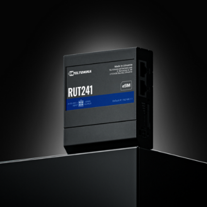 RUT241 – Industrial 4G eSIM Router, LTE Cat 4