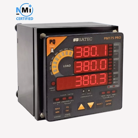 SATEC PM175 PRO Power Quality Analyser and Power Meter for LV industrial and utility applications